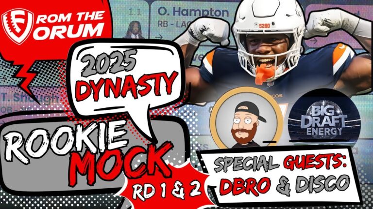 2025 Dynasty Rookie Mock, Round 1 & 2 – 🏈…
