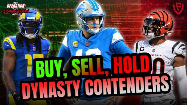 Fantasy Football: Contenders’ Buy, Sell, Hold Guide 🏆