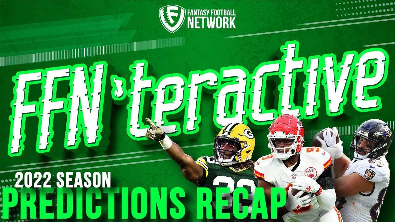 2022 Player Prediction Recap – FFN’teractive