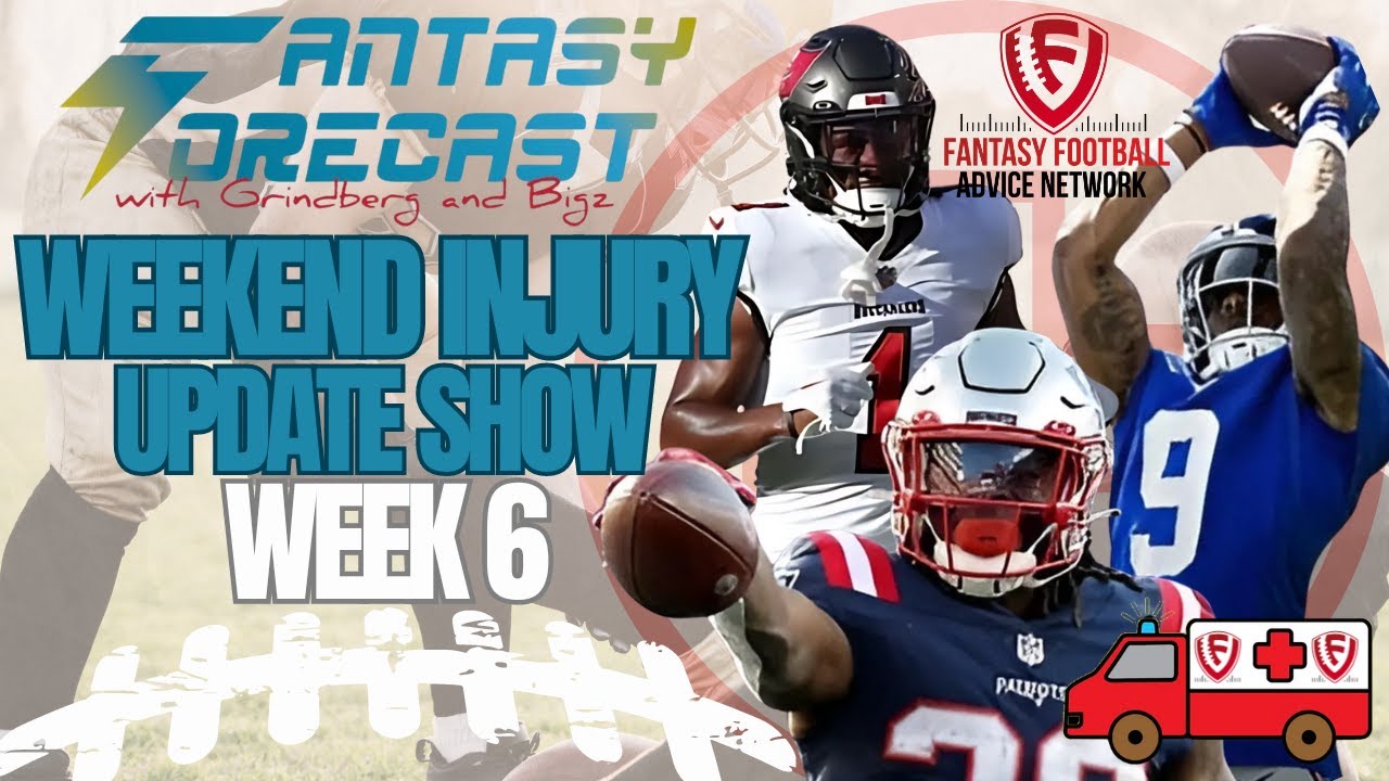 Big Injury News You Can’t Ignore for Week 6! #nfl #football #fantasyfootball