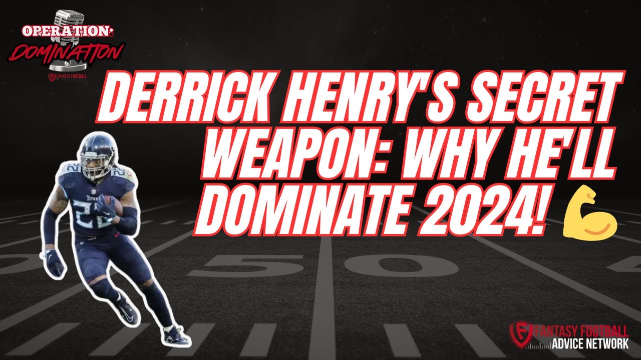 Derrick Henry’s Secret Weapon: Why He’ll Dominate 2024! 💪