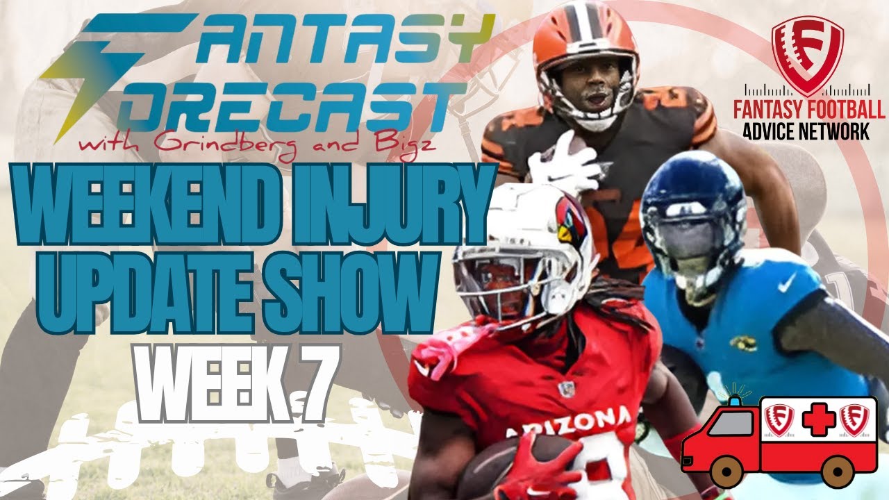 Injury Update: Key Fantasy Players OUT for Week 7! #nfl #football