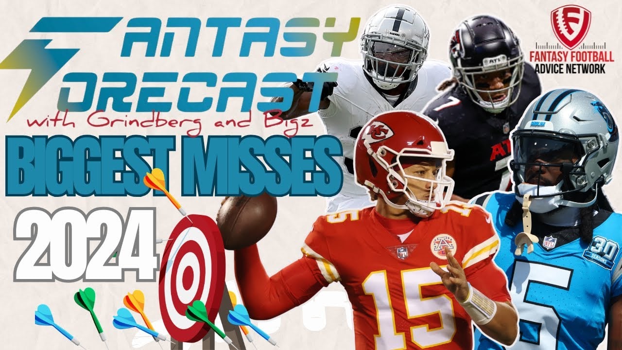 Our BIGGEST Fantasy Football Misses of 2024 Revealed! #nflfootball #nfl #football