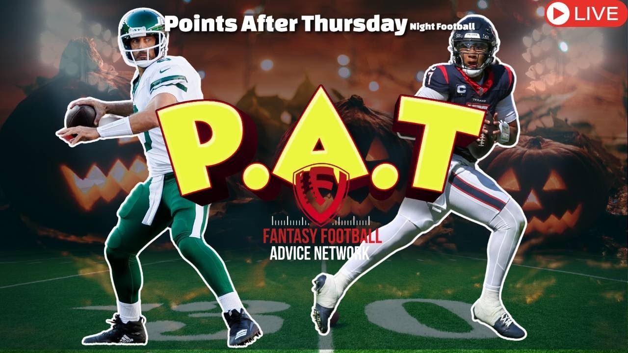 Points After Thursday (PAT) with the Fantasy Forecast Crew! LIVE Thursday After TNF!