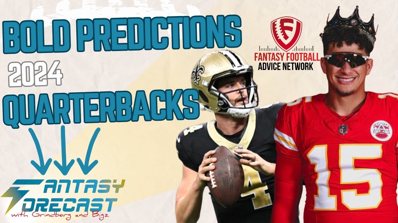 QB and TE Bold Predictions Inside! These are SPICY!!