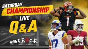 Start/Sit Live Q&A – Week 17 Fantasy Football Championship Special