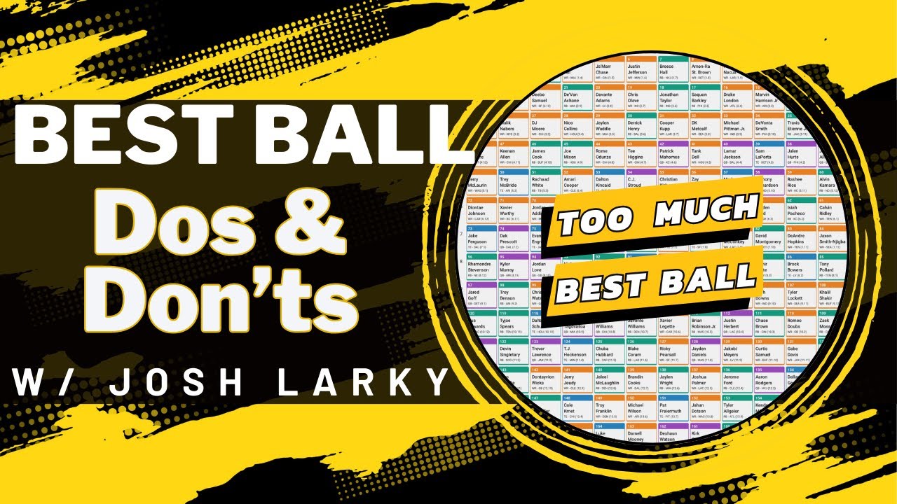 Too Much Best Ball w/ Josh Larky