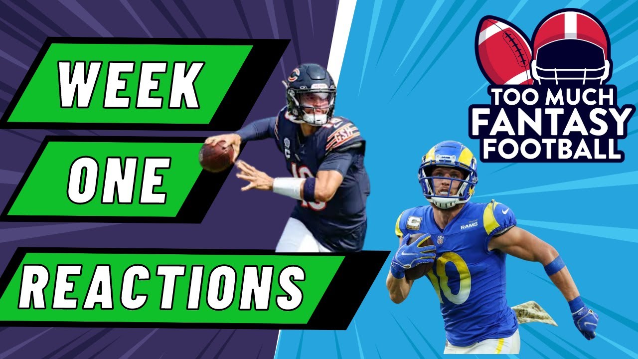 Week 1 Panic or Patience? Fantasy Insights Revealed