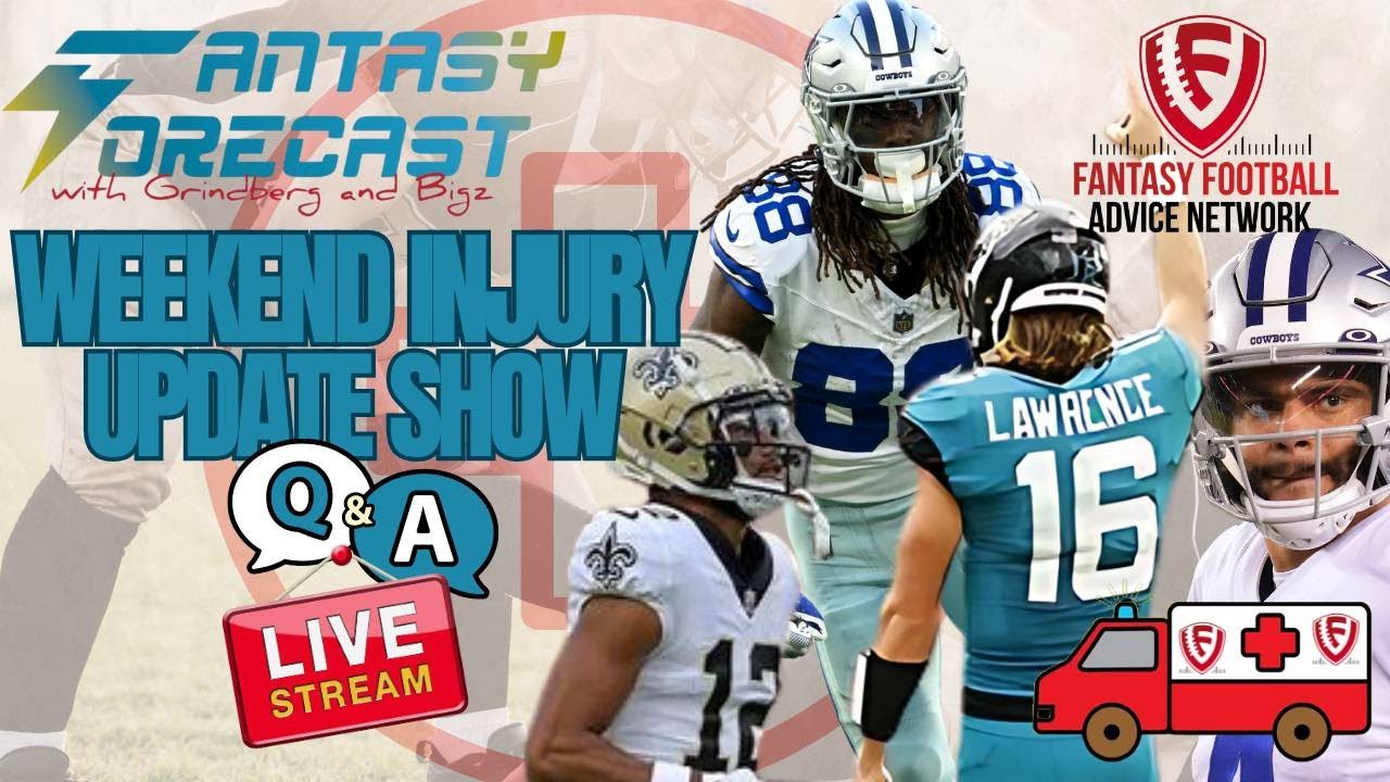 Week 10 Fantasy Football Injury Update LIVE | Expert Q&A & Analysis | Avoid the Pitfalls!