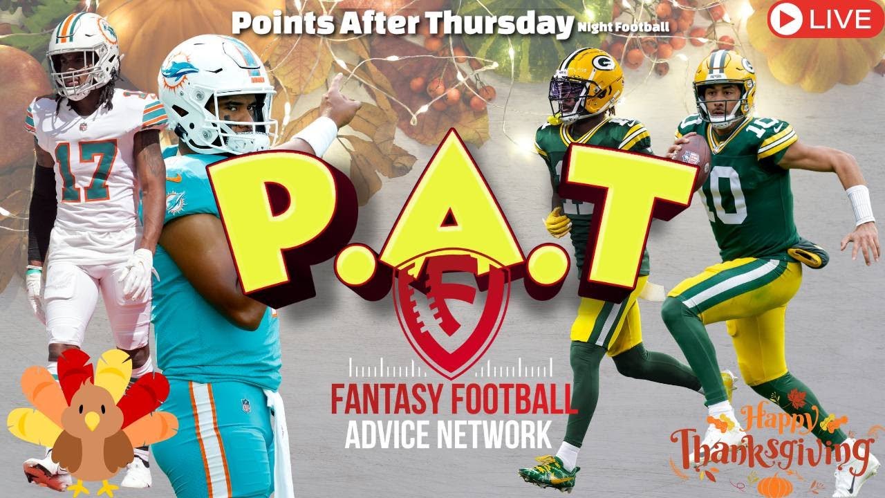 Week 13 Thanksgiving Special PAT!  Fantasy Football Injury Update LIVE | Expert Q&A & Analysis |