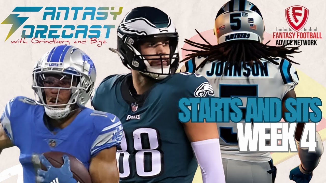 Week 4 Fantasy Starts & Sits: Avoid THESE Mistakes! #nfl #football