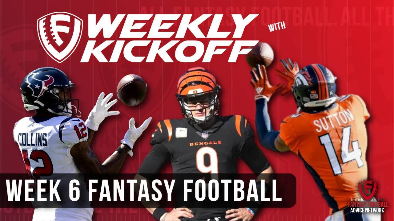 Week 6 Fantasy Football Kickoff Show