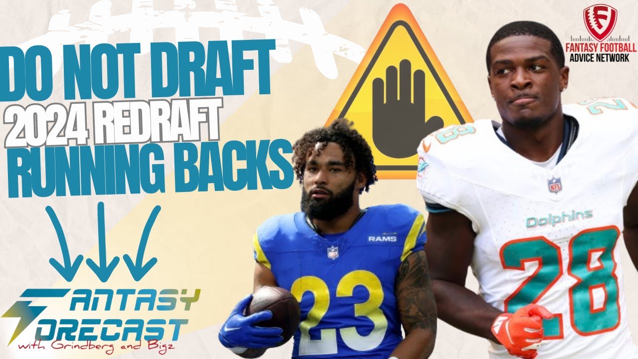 🚨 Do NOT Draft These Running Backs in 2024! 🚨